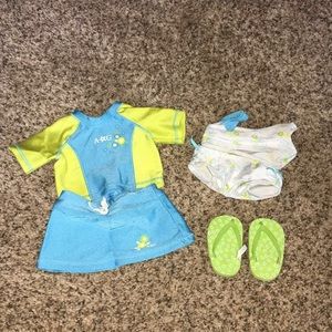 American Girl Swim Set